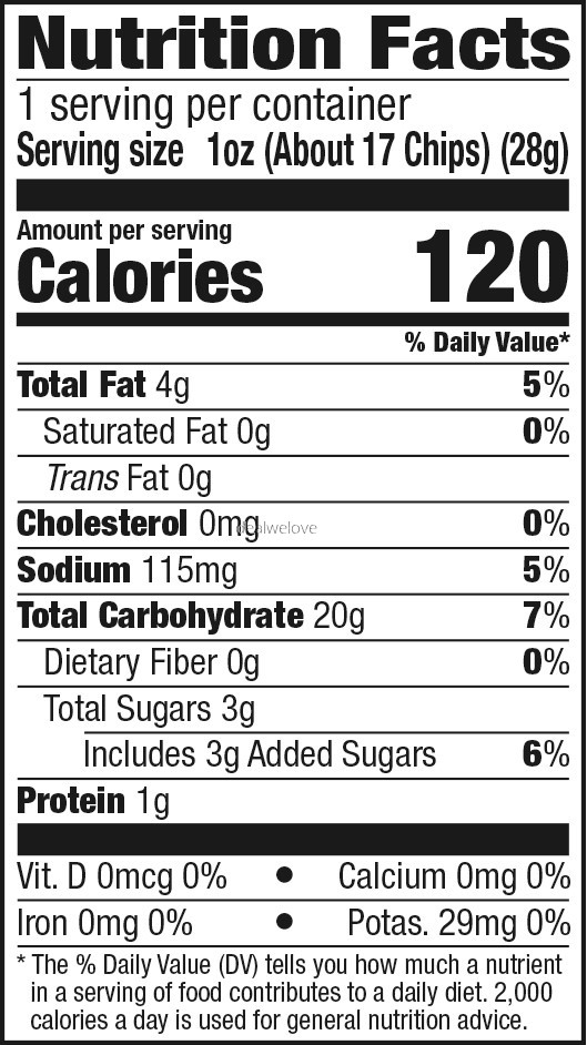kettle corn popcorners nutrition